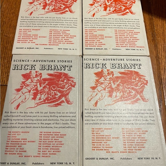 16 Books - Rick Brant Science Adventure Series Books John Blaine1-9, 11-13,18-21 - Picture 16 of 16